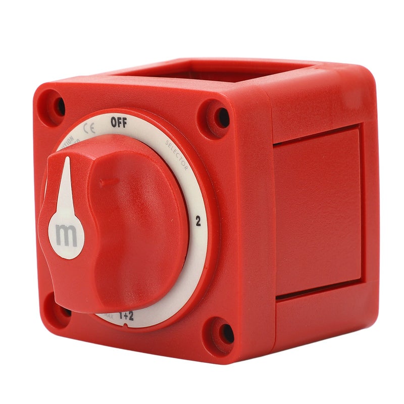 Battery Disconnect Switch 300A DC32V Double Circuit M10 X 3 Universal Fit for RV Marine Automotive - Image 4