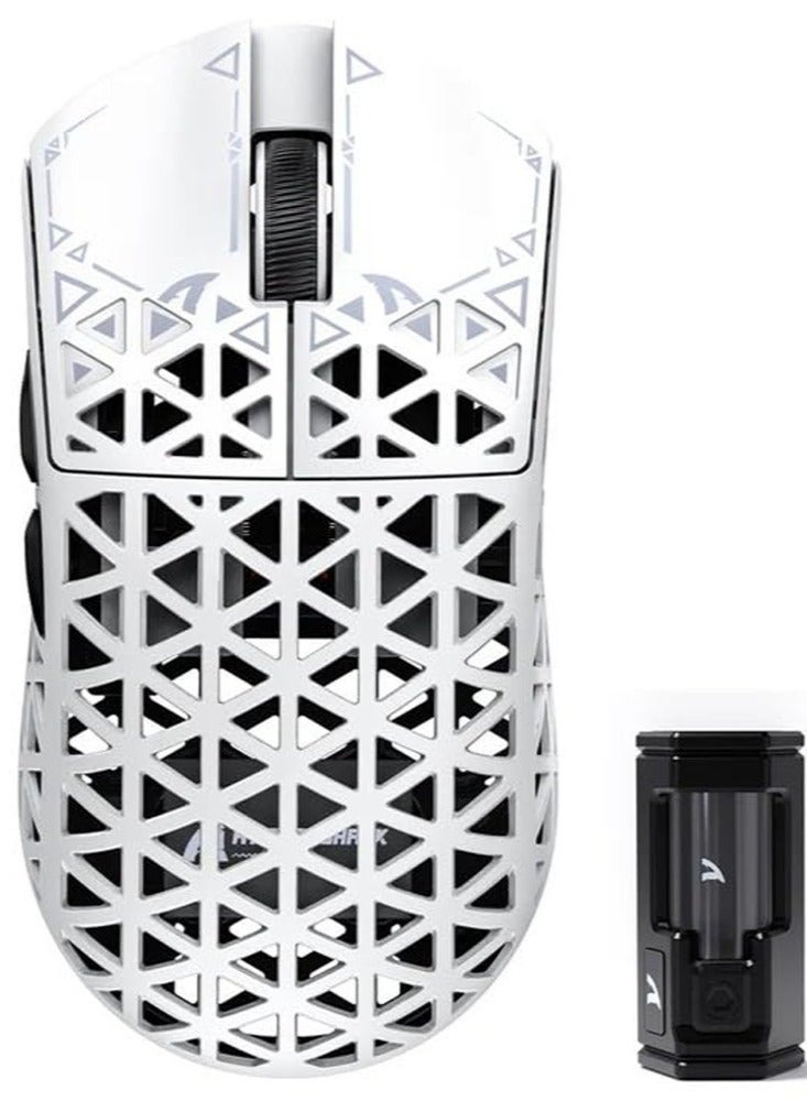 Attack Shark R5Ultra 8K Carbon Fiber Wireless Gaming Mouse with 42,000 DPI -PAW3950 MAX Sensor -39g Ultra-Lightweight -Nordic52840 -Wired/BT/2.4GHz Wirelss Programmable Mouse for PC/Mac - Image 1