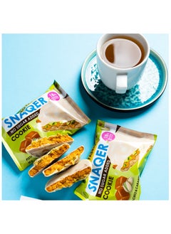 Snaq Fabriq Snaqer Protein Cookie with Pistachio & Caramel No Sugar Added 10x45g  - Image 3