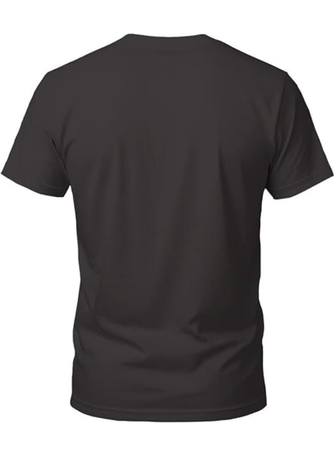 Alpha Men's Heavy T-Shirt with Compact Nano Technology, Regular Fit, Black, Size M - Image 3