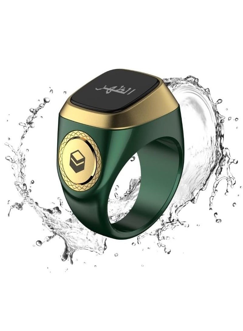 iQIBLA FOCUS iQIBLA Smart Zikr Ring Lite Green 20MM - Image 1