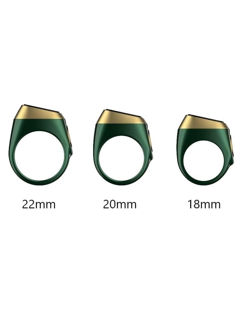 iQIBLA FOCUS iQIBLA Smart Zikr Ring Lite Green 20MM - Image 4