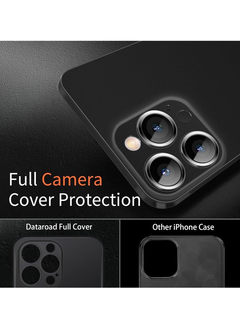 TIGER Dataroad for iPhone 16 Pro Max Slim Case, 0.2mm Fit [Paper-Thin] Lightweight Matte Finish PP Back Protection, Anti-Fingerprint & Yellowing, Compatible with iPhone 16 Pro Max 6.9-Inch - Black - Image 3