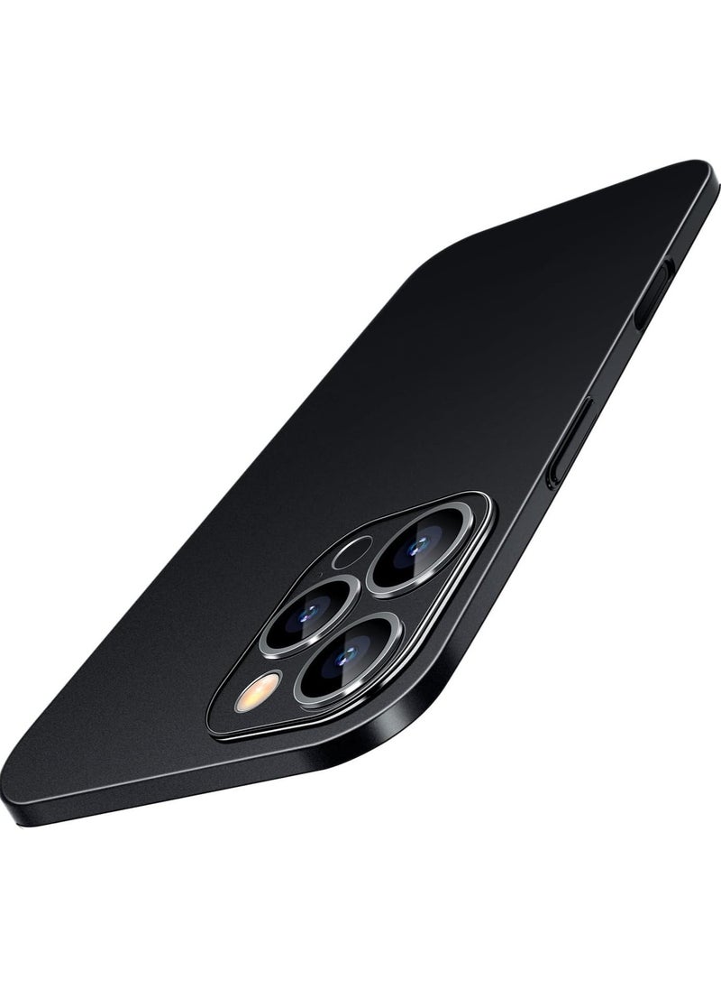 TIGER Dataroad for iPhone 16 Pro Max Slim Case, 0.2mm Fit [Paper-Thin] Lightweight Matte Finish PP Back Protection, Anti-Fingerprint & Yellowing, Compatible with iPhone 16 Pro Max 6.9-Inch - Black - Image 1