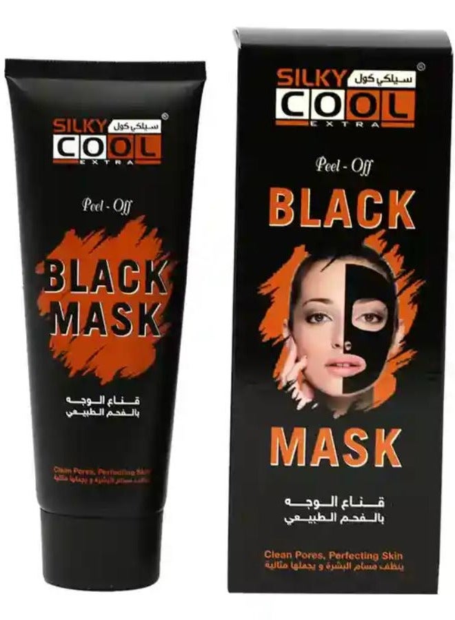 Silky Cool Extra Peel Off Black Mask For Clean Pores And Perfecting Skin 100 ml