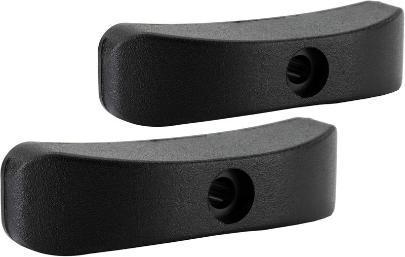 RecPro RV Window Crank Handle | Tee-Style Knob | Black Plastic (2-Pack) - Image 1