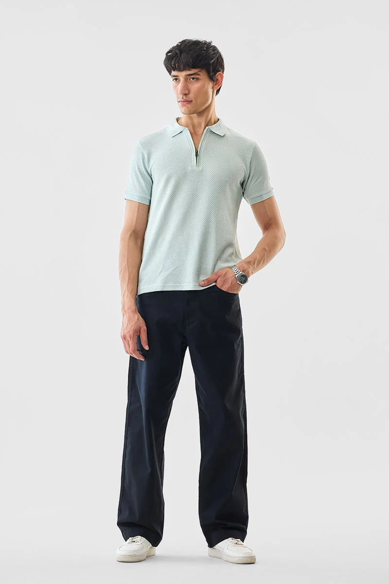 SNITCH بنطلون قماش مطاطي بقصة واسعة