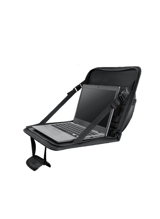 Halamodo Steering Wheel Eating Tray Upgraded(16.1 * 10 inch), Car Back Seat Laptop Desk, Multifunctional Car Office Bag, Car Work Table for Writing, Car Organizer for Kids, Commuters, Family - Image 2