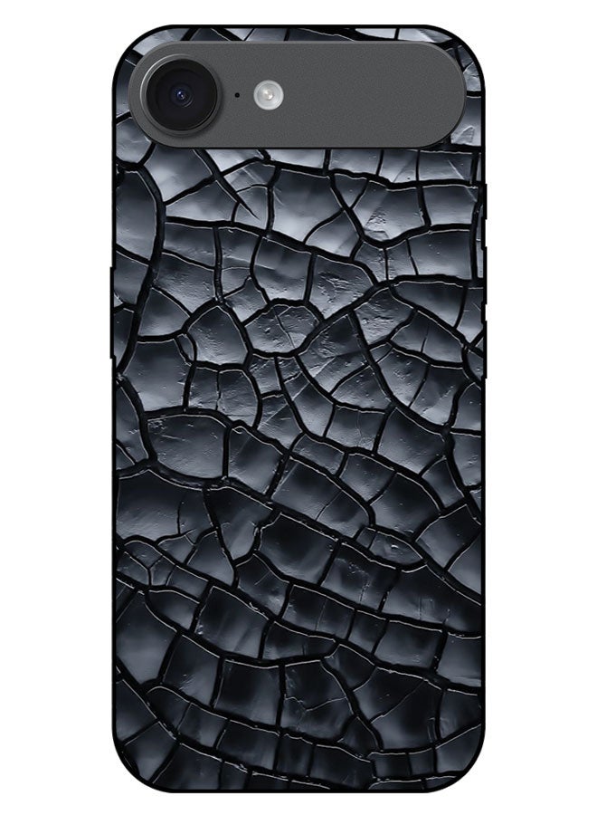 EYE CATCH Printed Protective Case Cover For Apple iPhone 17 AIR  -  Black Texture