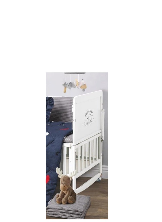 هورس مفرش سرير حواجز سرير اطفال 5 قطع صيفي ليمنح طفلك الراحة من المايكروفايبر ، 5 قطع مقاس اللحاف 132x104سم - Image 4