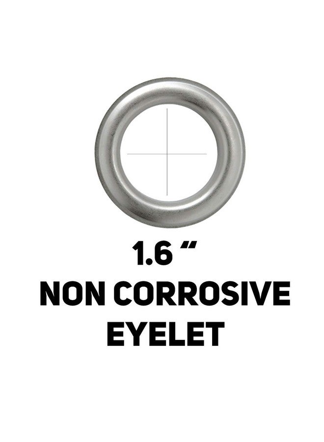 SHADES OF HOME - 7 Feet Long Premium Cotton Blend Room Darkening Eyelet Curtains, Texture - Maroon, Pack of 2 - Image 5