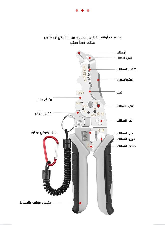 Versatile 12-in-1 High-Efficiency Wire Stripper & Cutter - Image 2