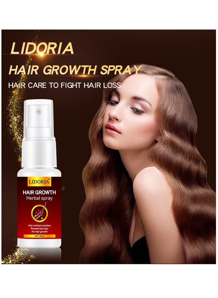 LIDORIA Hair Growth Ginger Spray,  Instant Hair Stimulating Pure Herbal Spray, Ginger Regrowth Nourishing Ginger Spray, Hair Growth Serum For Hair Loss And Hair Regrowth - Image 3