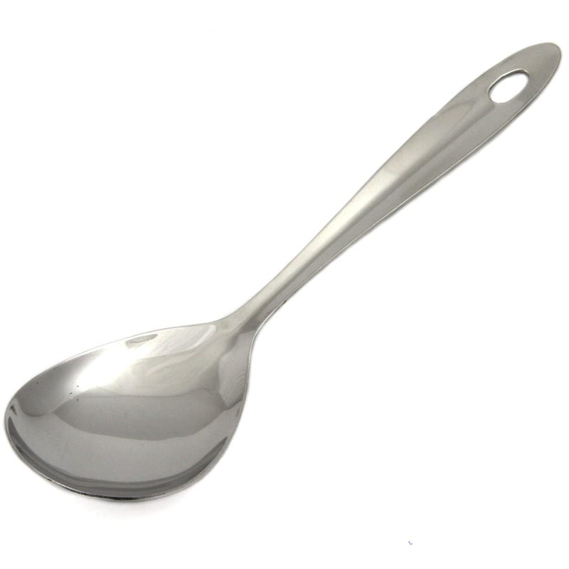 Chef Craft Select Serving Spoon, 9.5 inch, Stainless Steel - Image 1