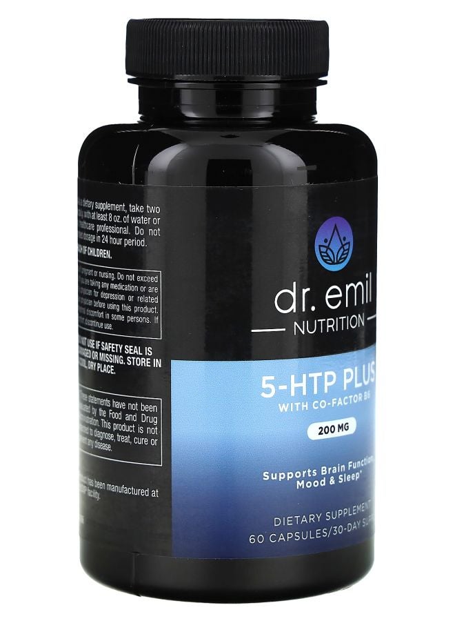 DR EMIL NUTRITION 5-HTP Plus with Co-Factor B6 60 Capsules - Image 2