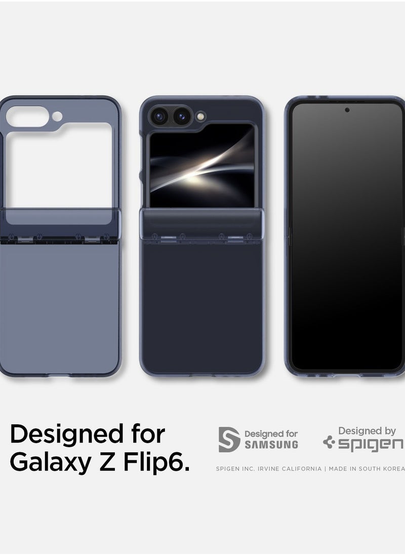 Spigen Ultra Hybrid Pro Samsung Galaxy Flip 6 Case Cover with Hinge Protection (2024) - Frost Navy Blue  - Image 2
