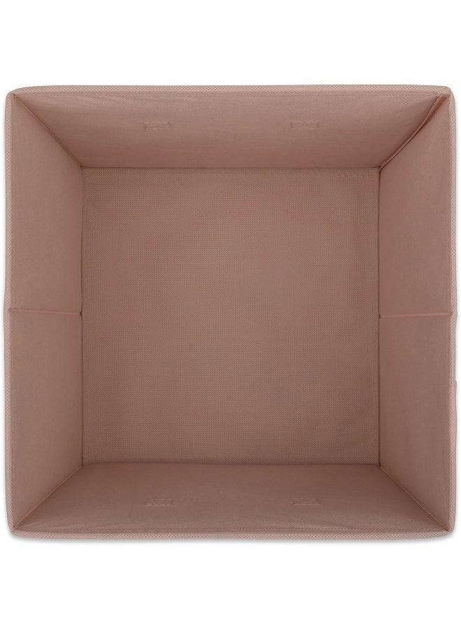 DII Non Woven Fabric Storage Bin Collection Collapsible Organizer Cube Small Set 11x11x11 Millennial Pink 2 Count - Image 3