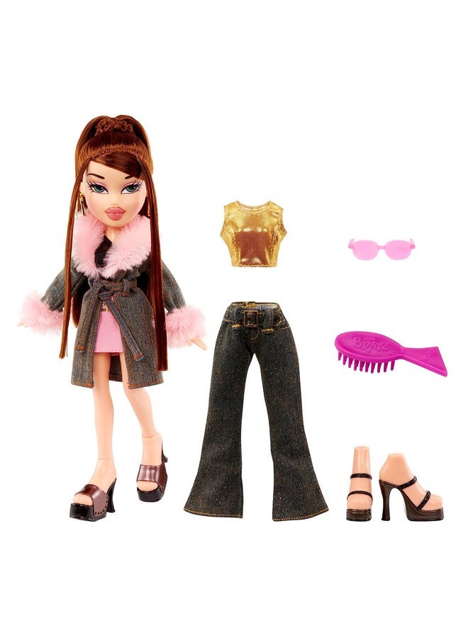 براتز دمية براتز الأصلية دانا، السلسلة 3، مع طقمين وملصق، مناسبة لهواة الجمع من سن 6 إلى 7 سنوات فما فوق - Image 2