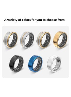 Generic Smart Ring Cool Fashion Intelligent Multi-function Ring For Men And Women Black Technology Waterproof Bluetooth Ring Wholesale-Color:Silver Size 8 (inner Diameter 18.2mm)  - Image 5