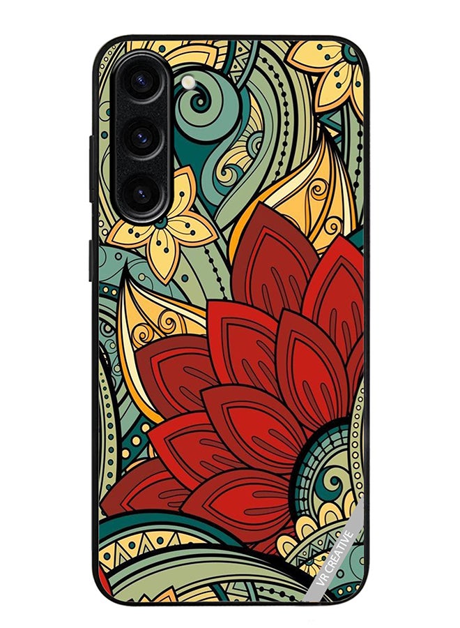 VR CREATIVE Protective Case Cover For Samsung Galaxy S23 FE Flower Design Multicolour - Image 1