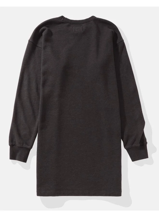 American Eagle Sweatshirt Mini Dress