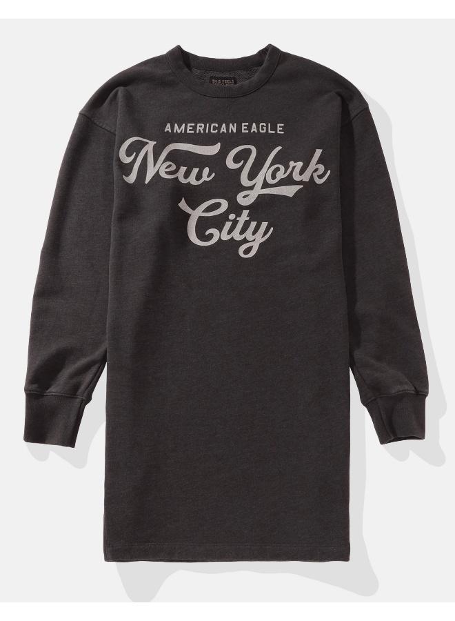 American Eagle Sweatshirt Mini Dress - Image 3
