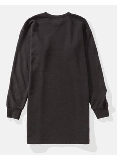 American Eagle Graphic Fleece Dress  - Image 4