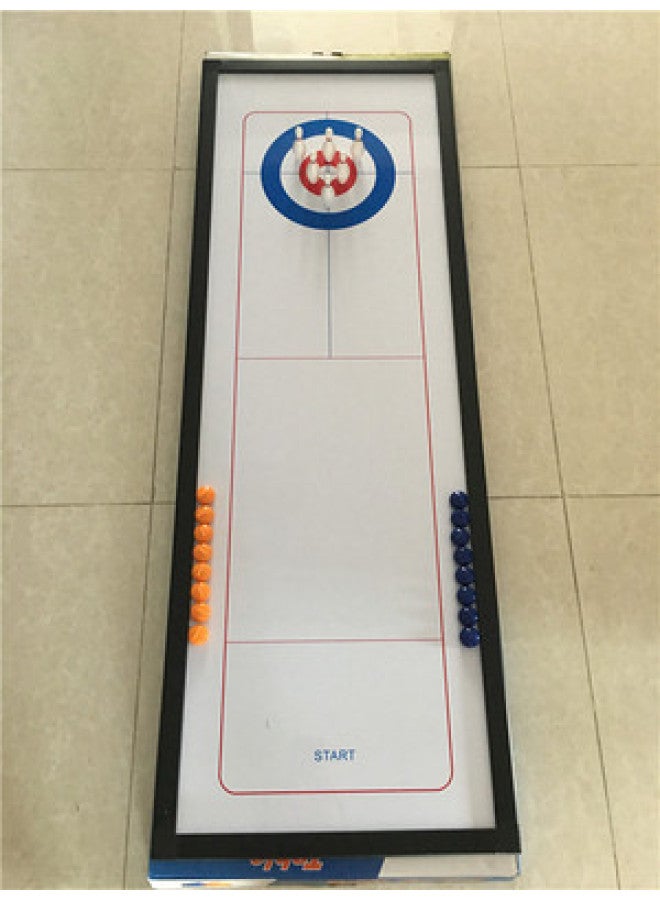 Dryland Curling Ball Bowling Toy Roll-Type Splicing Board-Type Family Portable Board Game Tablecurling