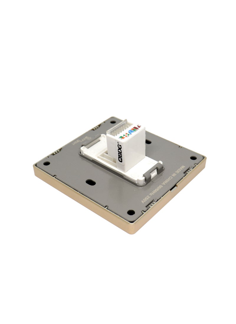 Happy Light Golden wall internet socket  - Image 4