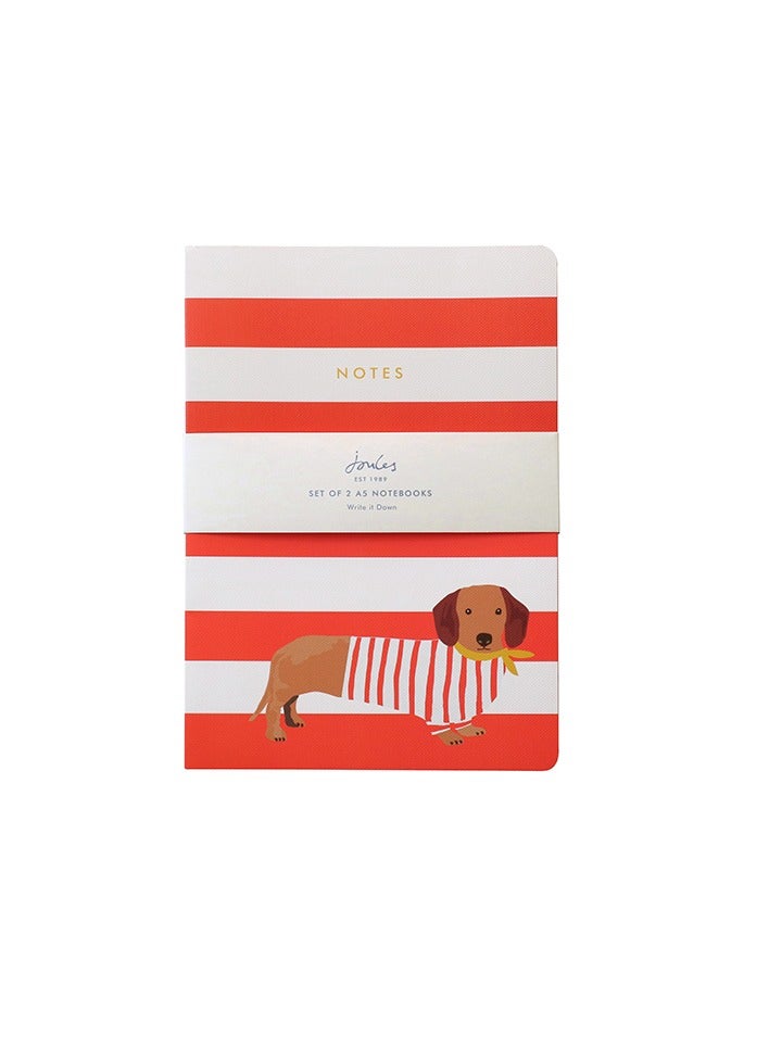 Joules Set of 2 A5 Notebooks - Image 1