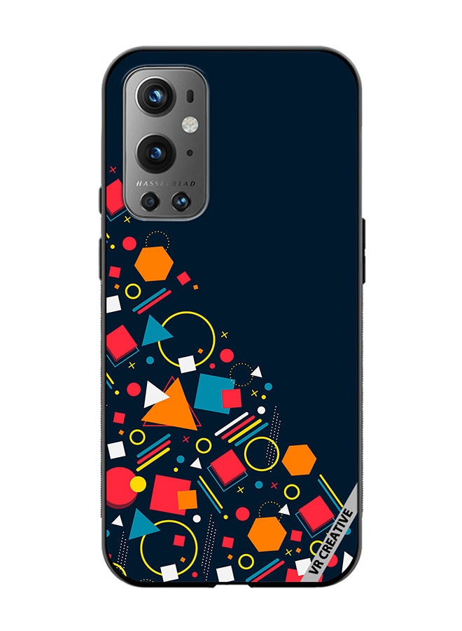 VR CREATIVE Protective Case Cover For OnePlus 9 Pro Abstract Design Multicolour - Image 1