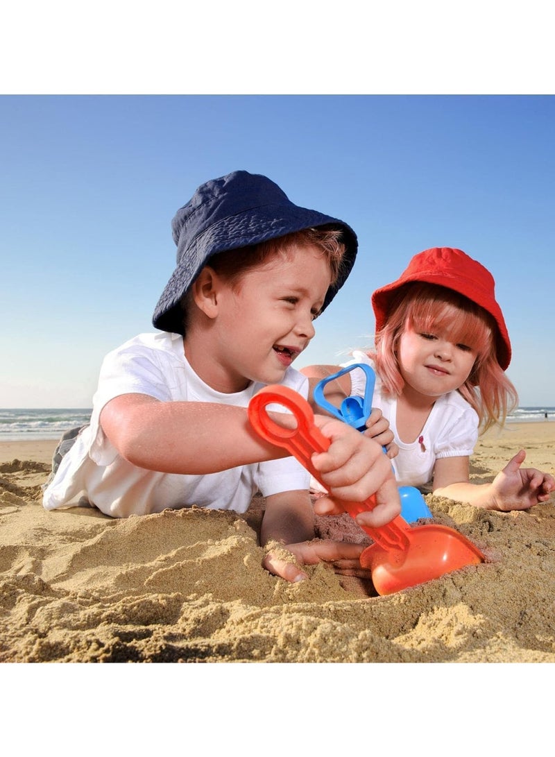 VIO Kids Toys Sand Toys with Bucket Splash Beach Boat Sandcastle Molds Shovel Tools Accessories Sandbox Toys for Beach Swimming Pool Summer Outdoor Party Gift Home Nursery Preschool Fun Blue - Image 4