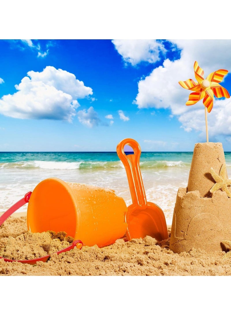 VIO Kids Toys Sand Toys with Bucket Splash Beach Boat Sandcastle Molds Shovel Tools Accessories Sandbox Toys for Beach Swimming Pool Summer Outdoor Party Gift Home Nursery Preschool Fun Blue - Image 3