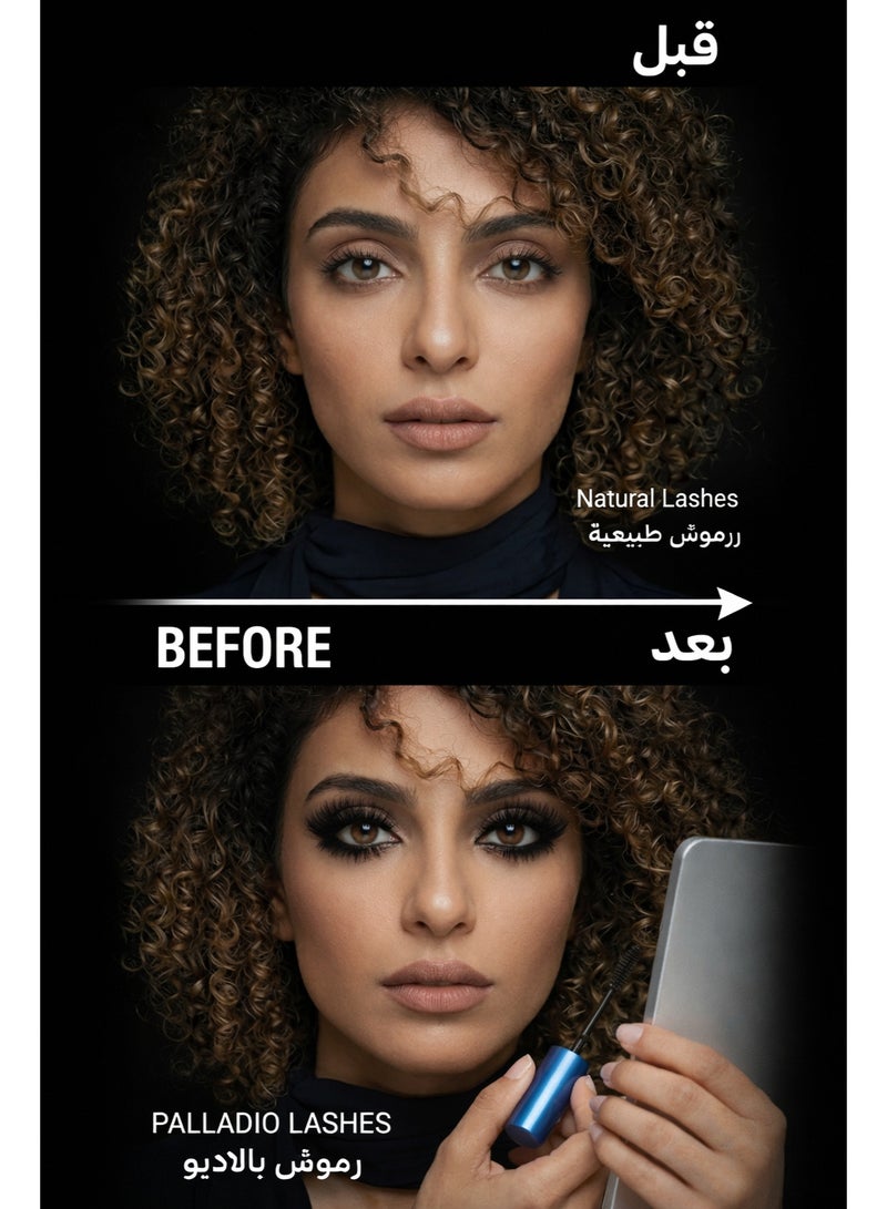 بالاديو ماسكارا أكوا فورس مقاومة للماء للتحديد، ‎13مل، بني - Image 4