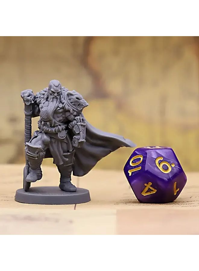 Single Ax Barbarian Unpainted Resin Miniature For TTRPG Tabletop RPG Game - Image 4