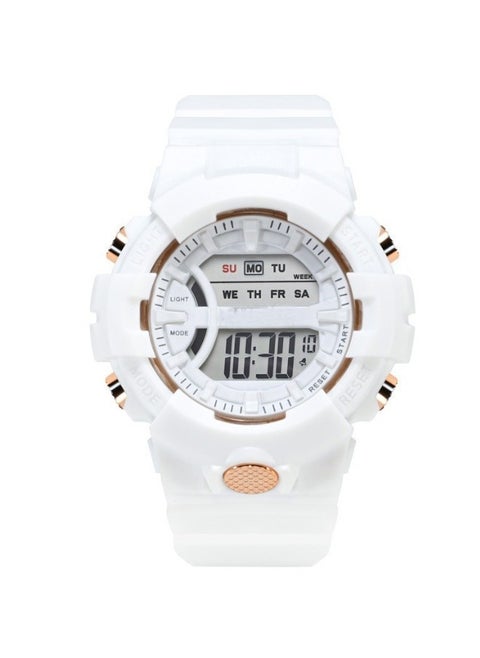 Children's Digital Watch Kids Digital Watch White