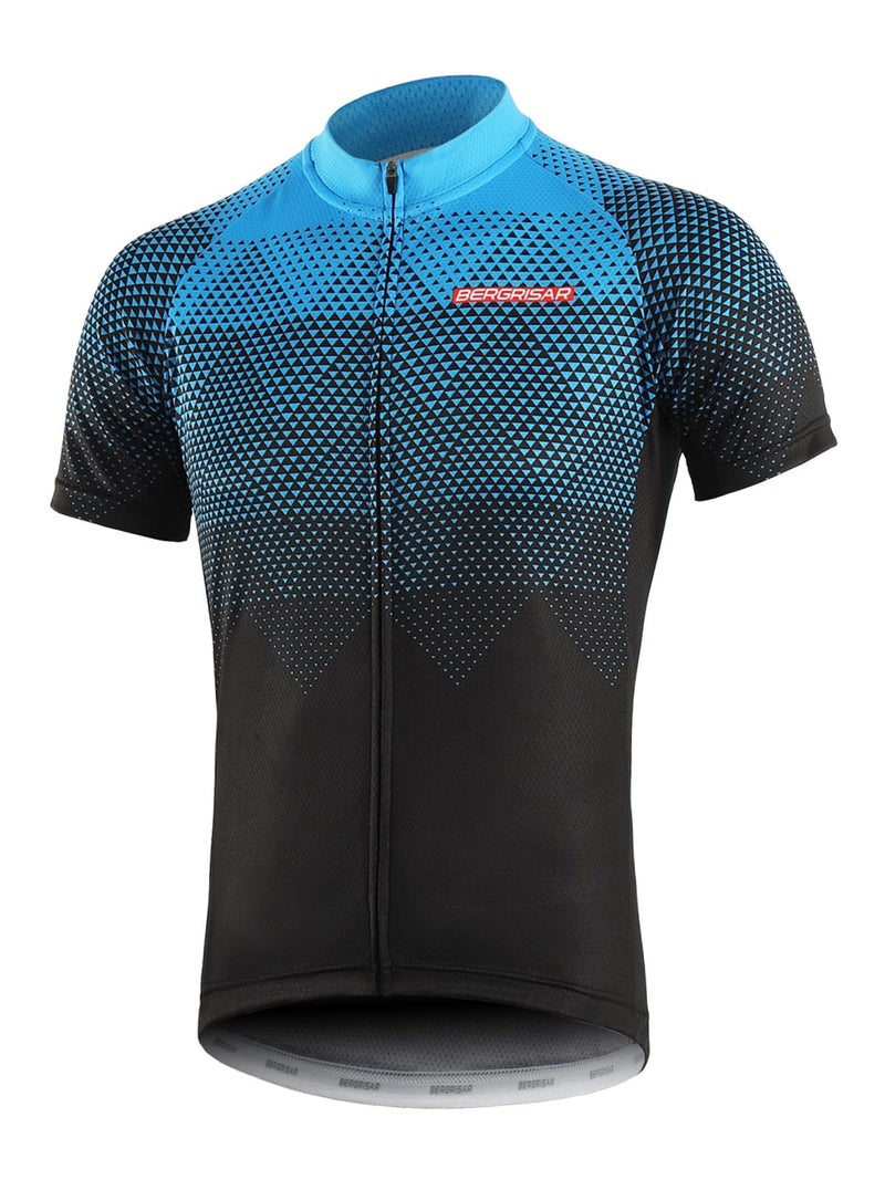 BERGRISAR Men's Cycling Jerseys Short Sleeves Bike Shirt - Image 1