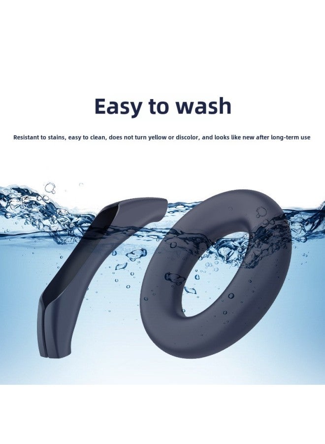 Suitable For Sony Sony WH-1000 XM4 Headphone Protective Case Silicone Case Anti-fall And Dustproof Headphone Case-Color:One Dark Blue Head Beam-Model:Sony Sony WH-1000 XM4  - Image 5