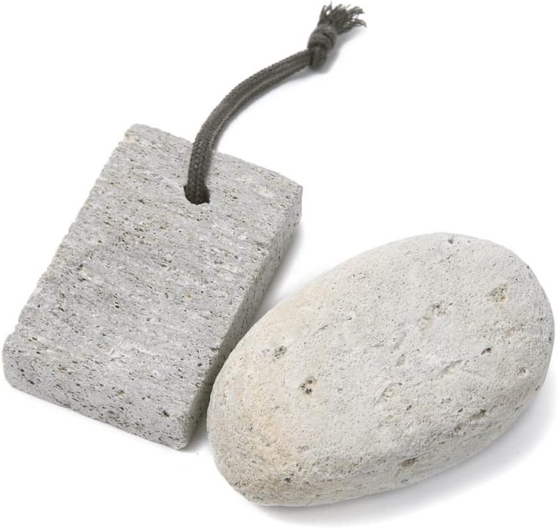 Pumice Stone Natural Made in Japan Ergonomic Shape Extra Fine Texture Hard  Cracked Skin Callus Remover for Men Women Kids and Gifts2pcs SetCoarseFine Smooth