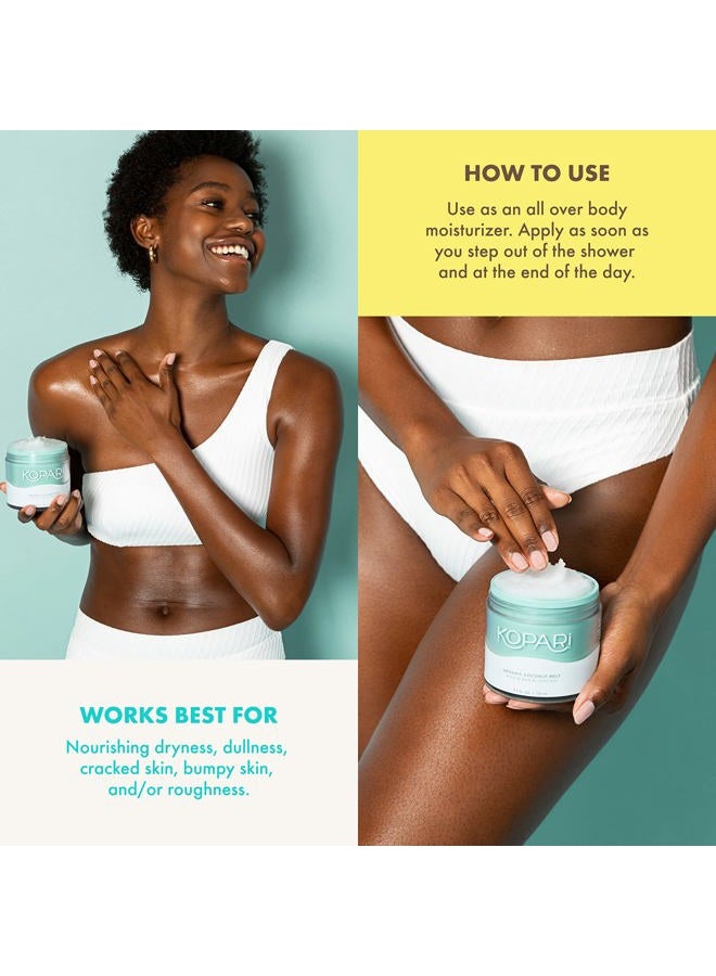 Kopari Organic Coconut Melt | Multi Purpose Skin Moisturizer, 100% Unrefined Coconut Oil Skin Care For Body, Hair, Face | Vegan, Cruelty Free, Paraben & Sulfate Free | 5.1 Oz - Image 4