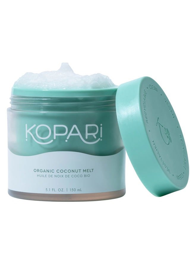 Kopari Organic Coconut Melt | Multi Purpose Skin Moisturizer, 100% Unrefined Coconut Oil Skin Care For Body, Hair, Face | Vegan, Cruelty Free, Paraben & Sulfate Free | 5.1 Oz - Image 1