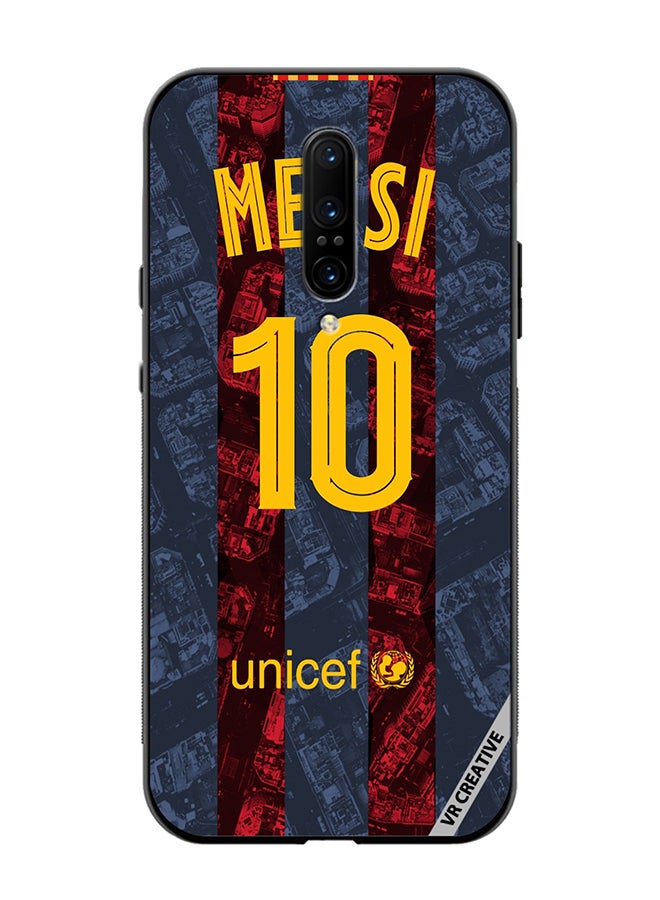 VR CREATIVE Protective Case Cover For OnePlus 7 Pro Messi Design Multicolour - Image 1