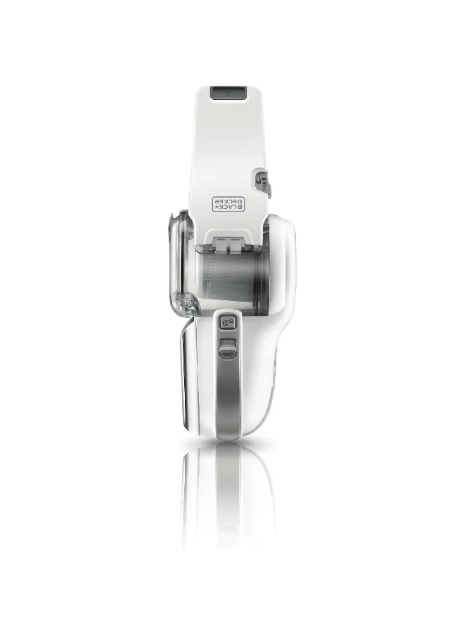 BLACK+DECKER 18V Lightweight and Compact Cordless Dustbuster Pivot Hand Vacuum White and Grey 29.2 x 15.5 x 17.8 cm PV1820L-GB
