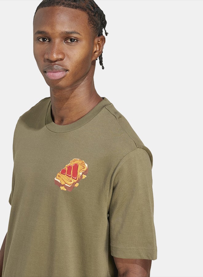 Adidas Food Peanut Butter & Jelly Graphic T-Shirt - Image 5