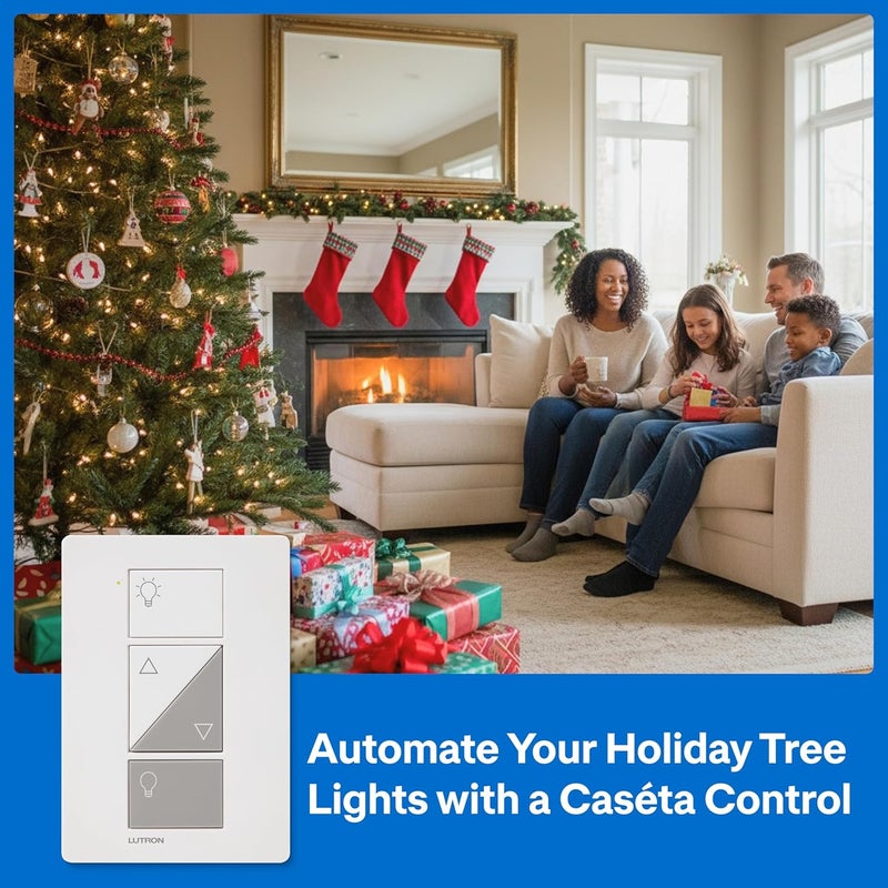 LUTRON Caseta Plug-In Smart Lamp Dimmer Switch ( Hub Required), Smart Light Switch Dimmer for Floor & Table Lamps, LED Lights, White (PD-3PCL-WH) - Image 2