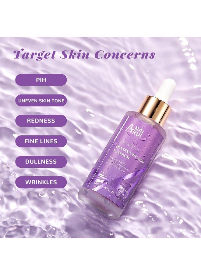 ANAI RUI 5% Tranexamic Acid Serum With Niacinamide,Kojic Acid, Arbutin,for Uneven Skin Tone 1.69 FL.Oz/50 ML - Image 5