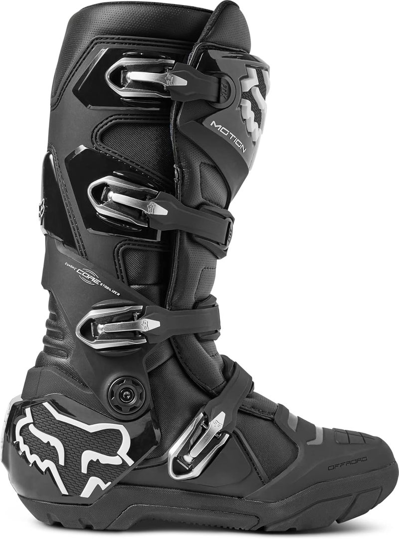 Fox Racing حذاء فوكس ريسينغ موشن X موتوكروس للطرق الوعرة، أسود، مقاس 10 - Image 3