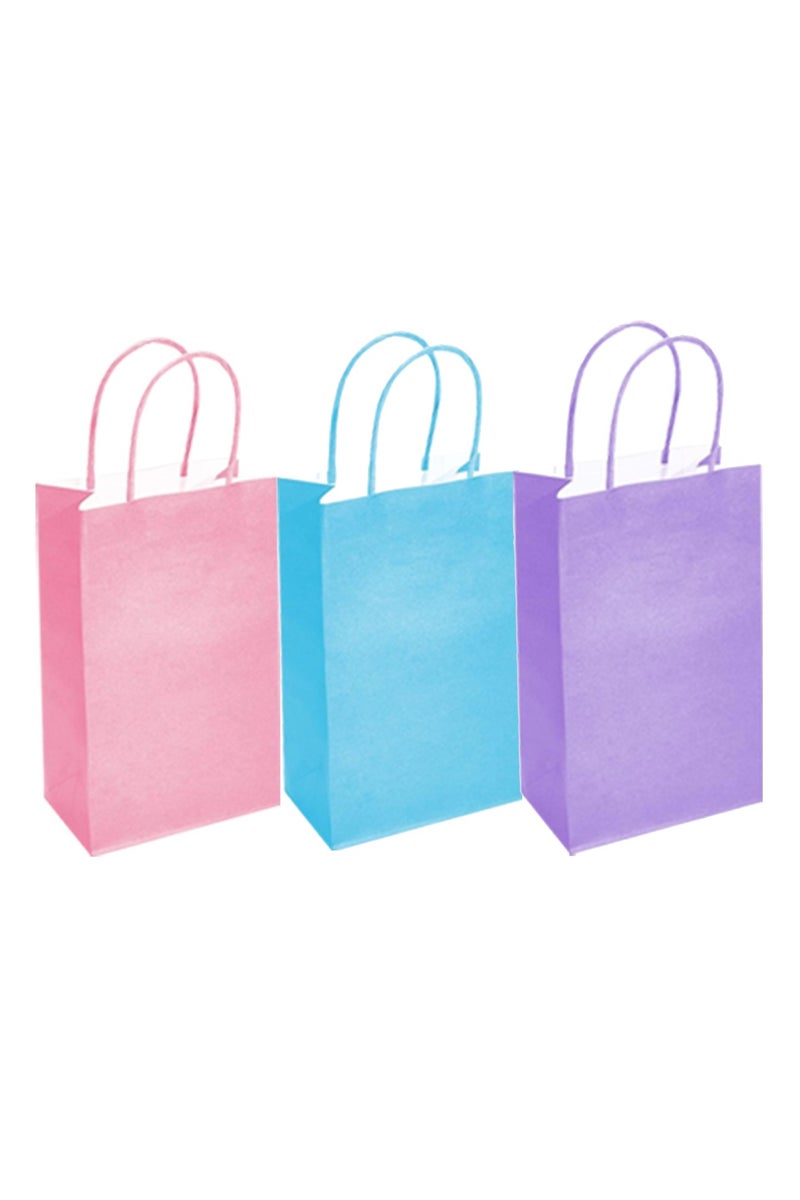 ThePartyPopper 6 Pcs Gift Bags with Handle, Kraft Paper Bags 36 X 21 cm, Goodie Bags for Sweets, Candy & Gift for Kids Birthday, Wedding Party Supplies, Party Favor Bags - Image 2