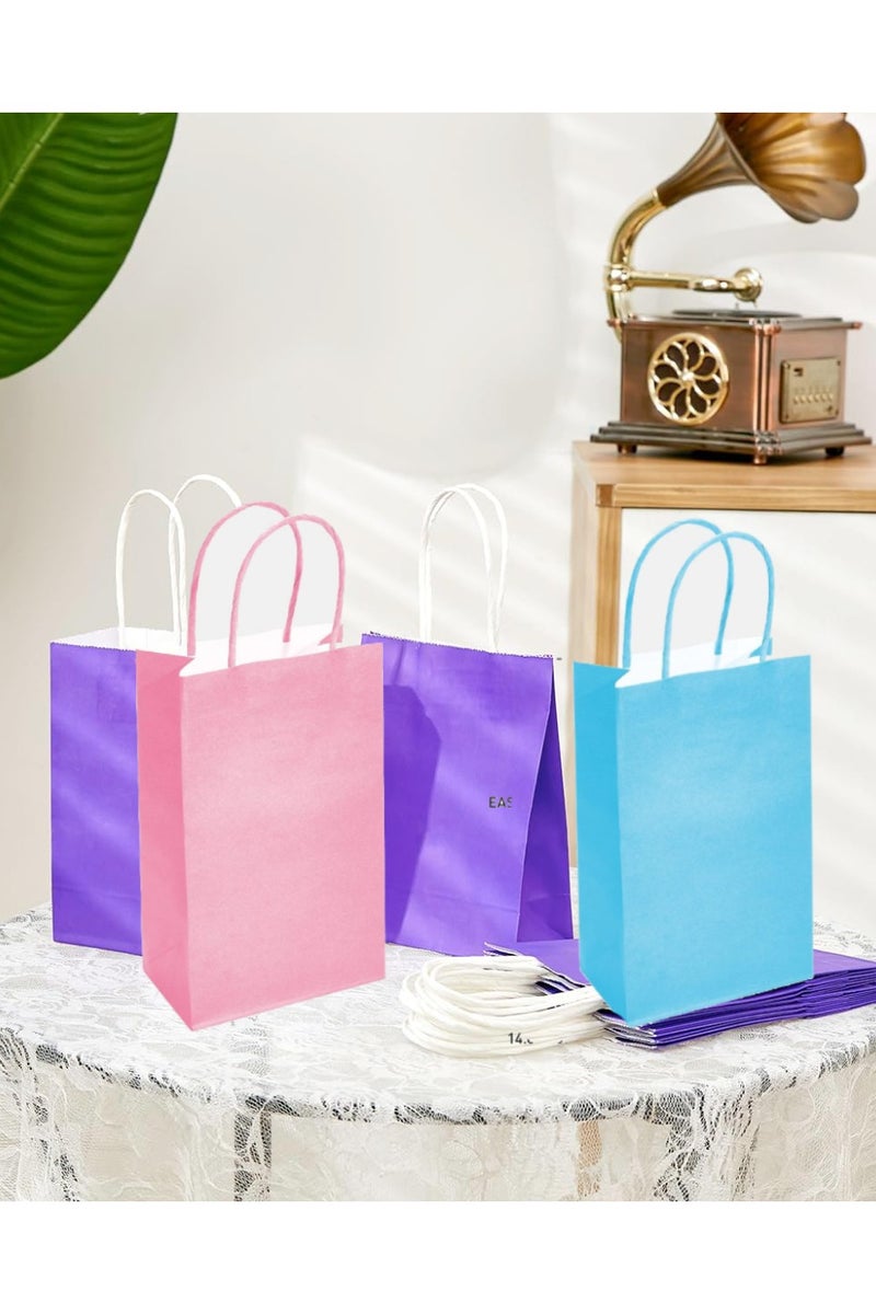 ThePartyPopper 6 Pcs Gift Bags with Handle, Kraft Paper Bags 36 X 21 cm, Goodie Bags for Sweets, Candy & Gift for Kids Birthday, Wedding Party Supplies, Party Favor Bags - Image 3