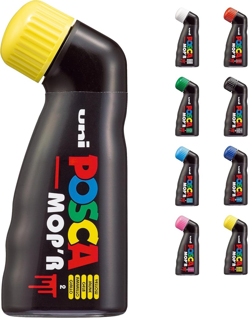 POSCA MOP'R Marker - XXL Round Tip 3-19 mm - Ergonomic Water-Based Paint Marker - Yellow - Image 1